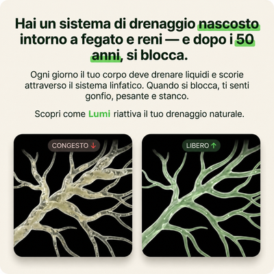 Lumi — Drenaggio Linfatico · Senti il tuo corpo ripartire in 60 giorni