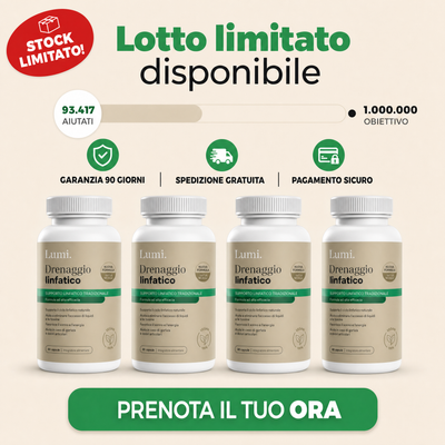 Lumi — Drenaggio Linfatico · Senti il tuo corpo ripartire in 60 giorni