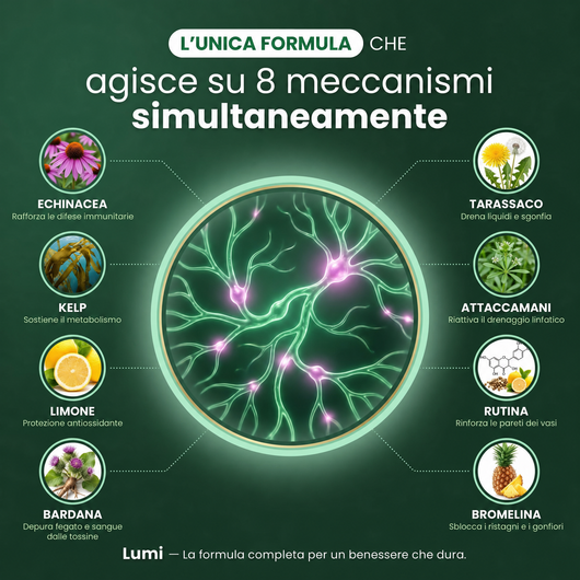 Lumi — Drenaggio Linfatico · Senti il tuo corpo ripartire in 60 giorni